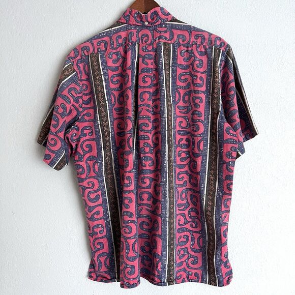 Alfred Shaheen by Reyn Spooner Hawaiian Shirt Size L Poipu Bay Golf - Picture 2 of 6